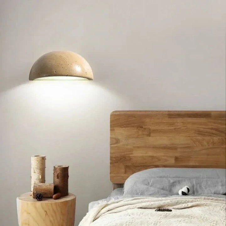 BowLift | LED Stone Wall Light – Natural Look for Living Room & Bedroom