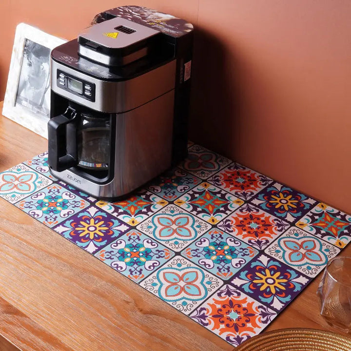 BowLift | Retro-Quick-drying Drain Mat for Kitchen & Counters