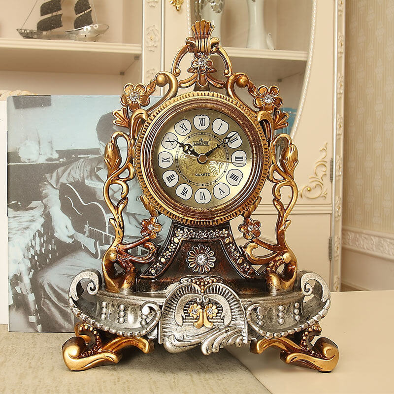 VintageTime Retro Table Clock | Bowlift