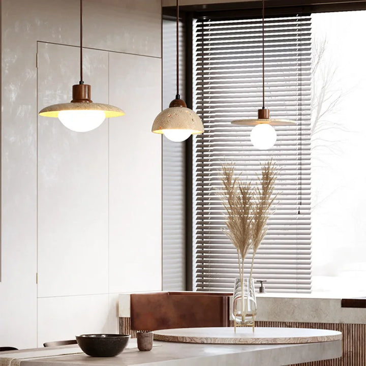 BowLift | TranquilGlow Chandelier - Wabi Sabi Luxury Lighting
