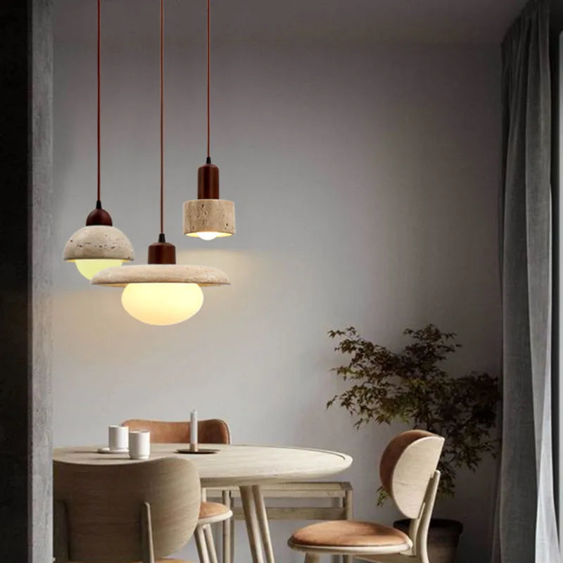 Wabi Sabi Pendant Lamp - Stylish Rustic Lighting for Home | Bowlift