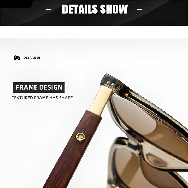 RetroGlam Sunglasses - Square Retro Sunglasses | Bowlift