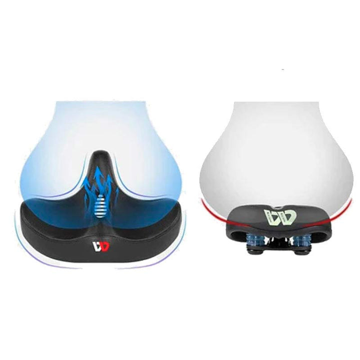 RidEase comfortable, ergonomically shaped bike saddle | Bowlift