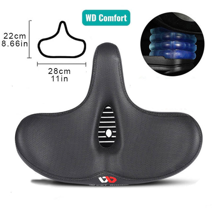 RidEase comfortable, ergonomically shaped bike saddle | Bowlift
