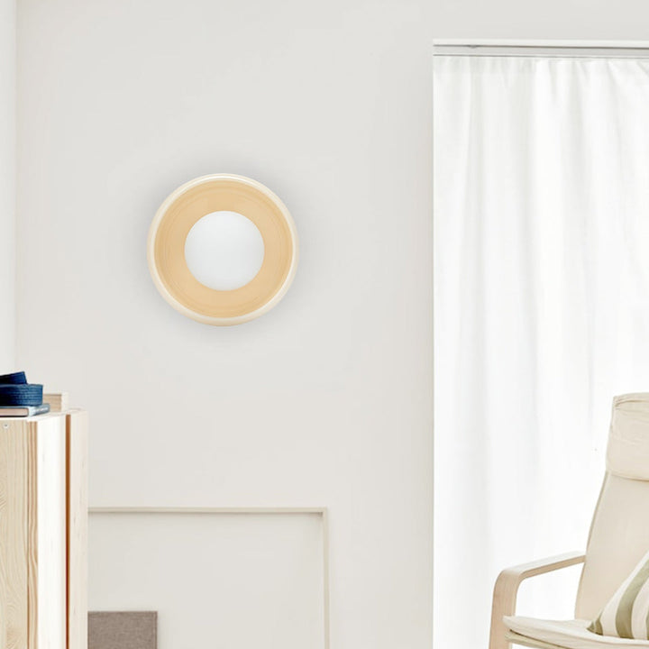 Round Ceramic Wall Lamp - Circo | Bowlift