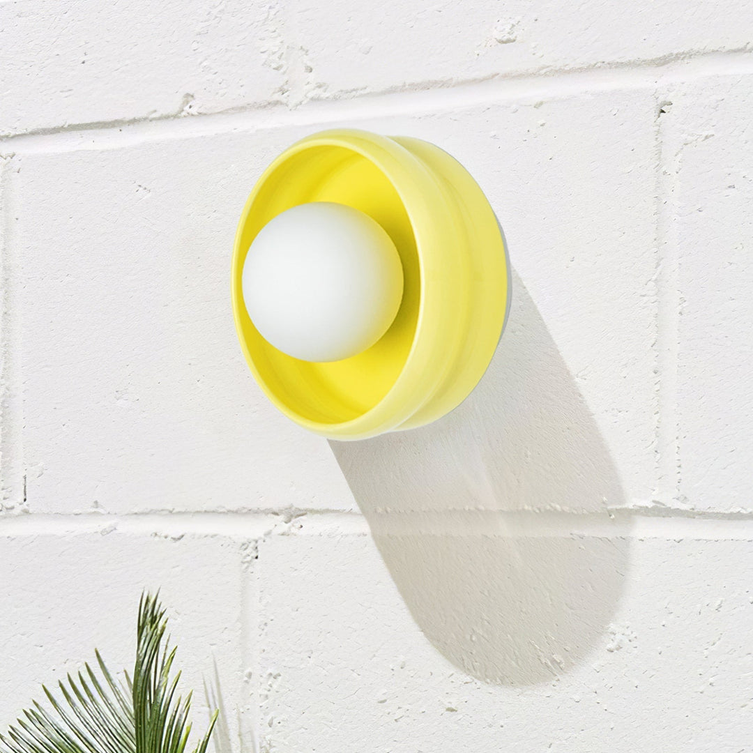 Round Ceramic Wall Lamp - Circo | Bowlift
