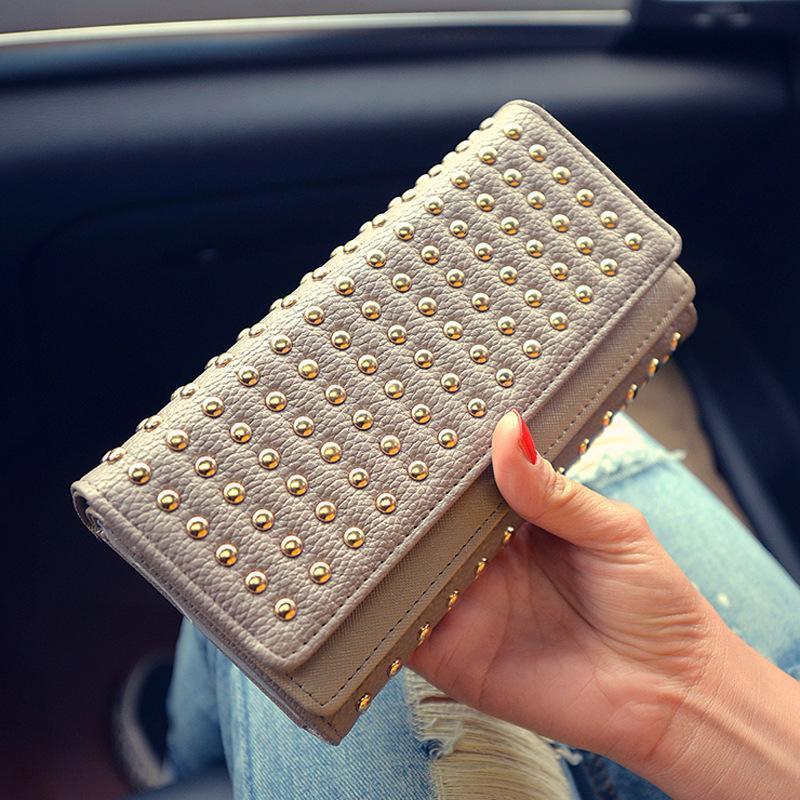 Women PU Leather Fashion Long Clutch Vintage | Bowlift