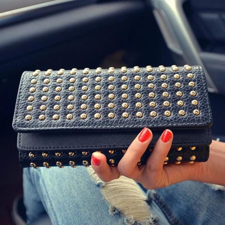 Women PU Leather Fashion Long Clutch Vintage | Bowlift