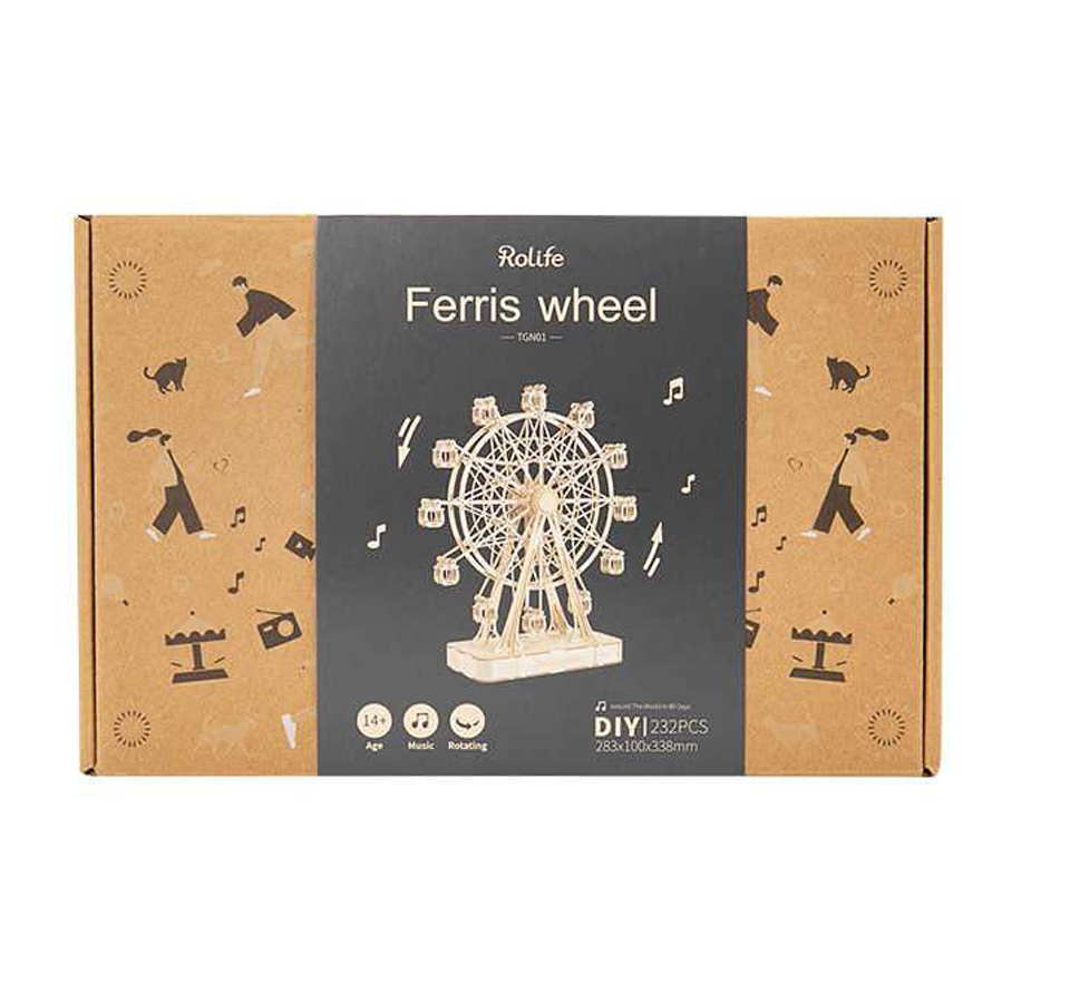 Mechanical Music Box - Ferris Wheel Bowlift