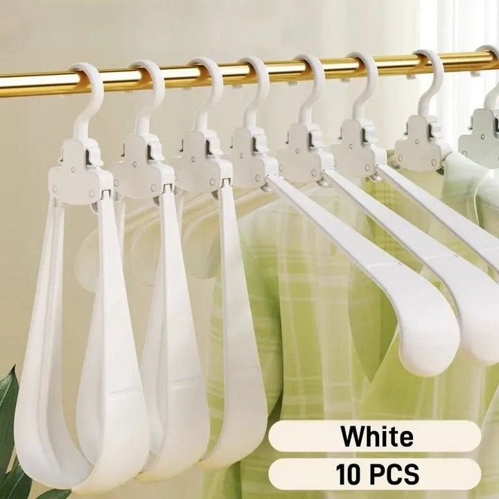 BowLift | Robust foldable clothes hanger with one-button function and crease pRedection