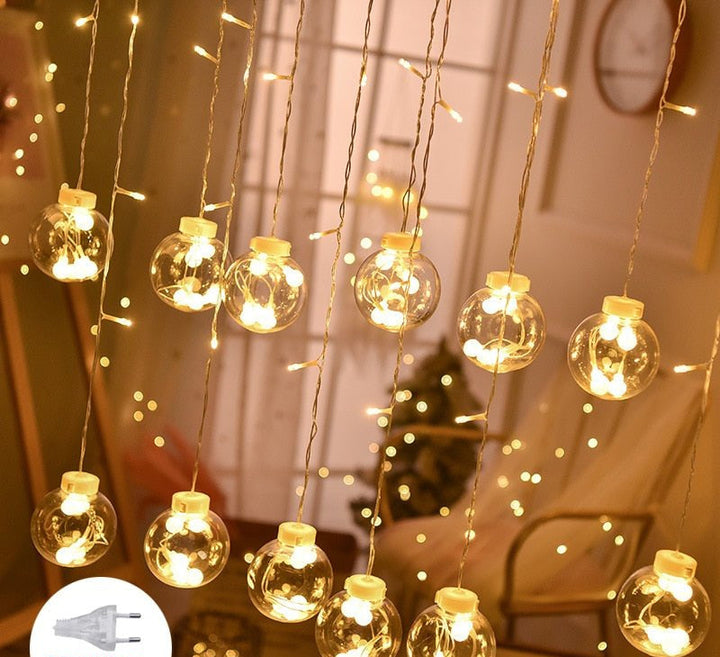 BowLift | Romantic Heart-Shaped LED String Lights for Atmospheric Decoration – 3 Meters Warm White