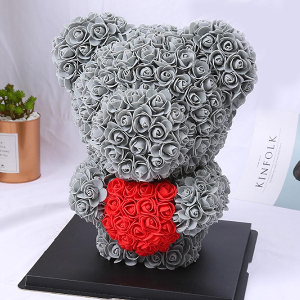Rose Bear with Heart | Bowlift