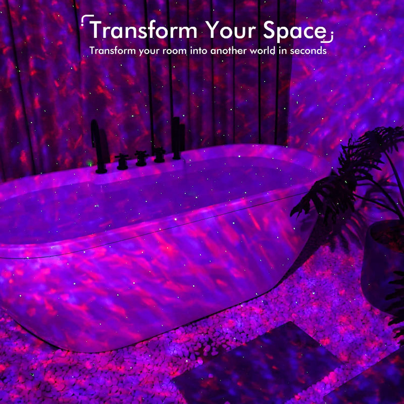 BowLift | Star Projector, Galaxy Projector for Bedroom, Remote Control & White Noise Bluetooth Speaker