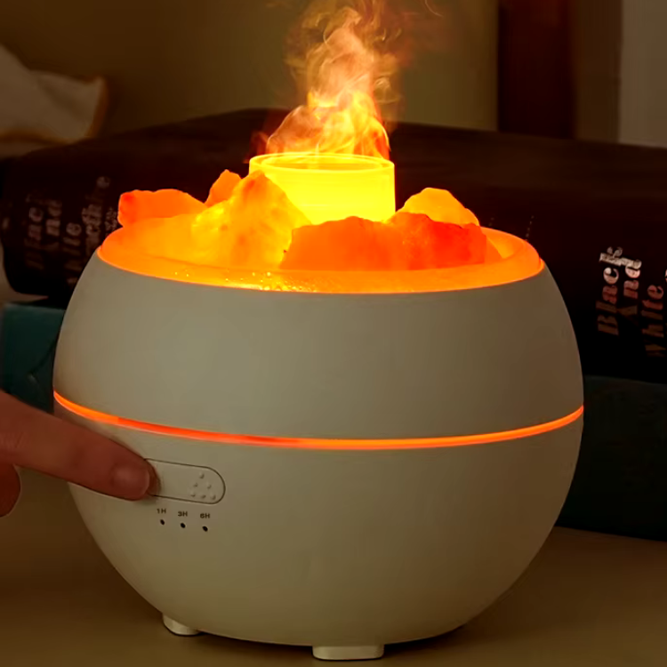 BowLift | Salt Lamp Diffuser - 3-in-1 Essential Oil Diffuser, Himalayan Salt Lamp & Air Humidifier
