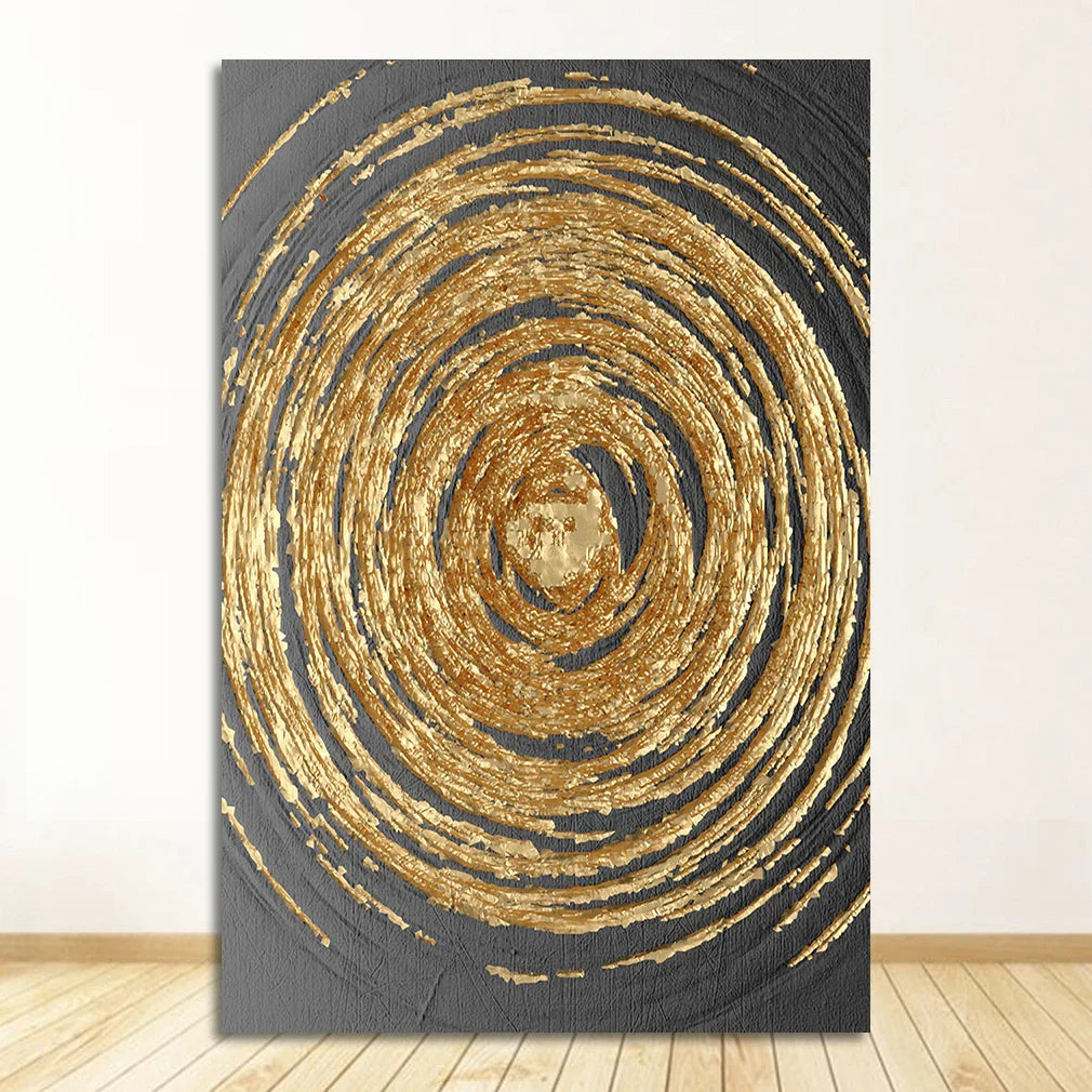 Rustic Golden Grey Black Abstract Wall Art Fine Art Canvas Prints Posters Pictures For Living Room Dining Room Art For Contemporary Interiors | Bowlift