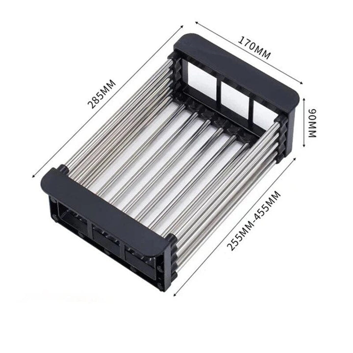 BowLift | Expandable Sink Draining Rack – Space-saving Dish and Vegetable Holder for the Kitchen