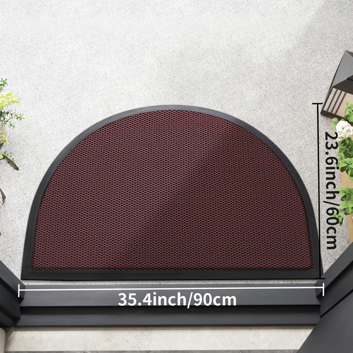 BowLift | Rynel Semi Circle Doormat | Non-Slip Entrance Mat
