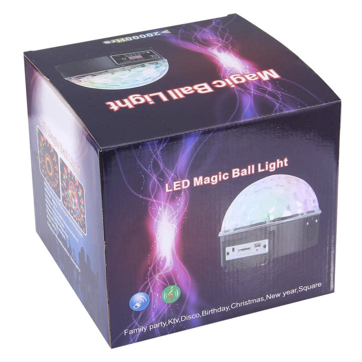 BowLift | Digital LED RGB Crystal Magic Ball Stage Effect Light, DMX Party Disco DJ Bar Colored Pattern Lighting