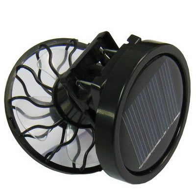 Mini Portable Clip-on Solar Power Cell Travel Cooling Cool Fan(Black) | Bowlift
