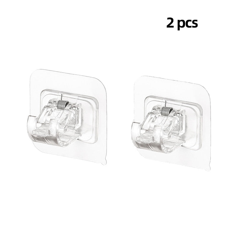 Self Adhesive Curtain Rod Holder | Bowlift