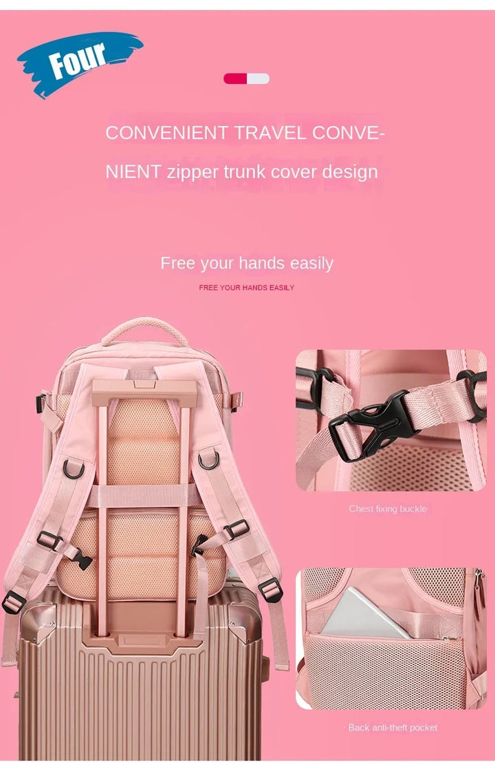BowLift | Travel Carry-On Backpack with Shoe Compartment
