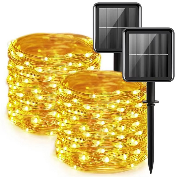BowLift | Enchanted Solar LED Garden Lights – Copper Wire