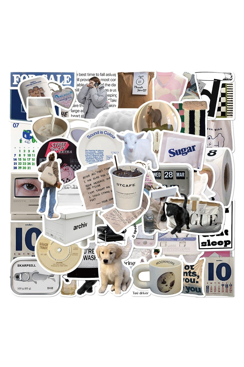 Fun Mixed Cartoon Stickers | Bowlift