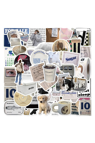 Fun Mixed Cartoon Stickers | Bowlift