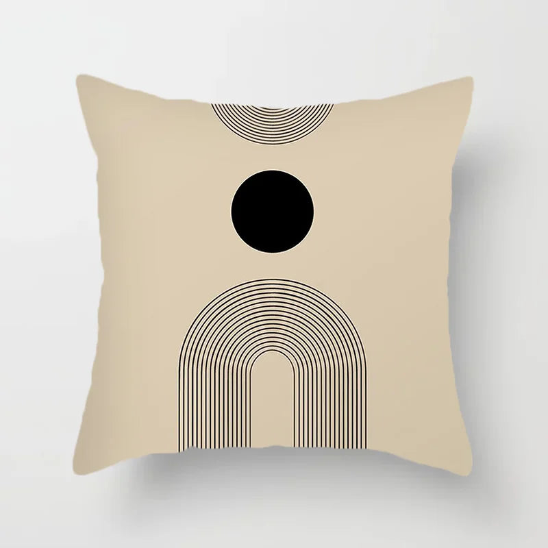 Modern Art Abstract Pattern Decorative Cushion Covers Creative Line Sofa Chair Pillowcases Throw Pillow Case Home Office Decor | Bowlift