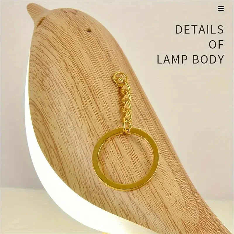 BowLift | Playful Bird Night Lamp – Touch Control & Adjustable Light Colors