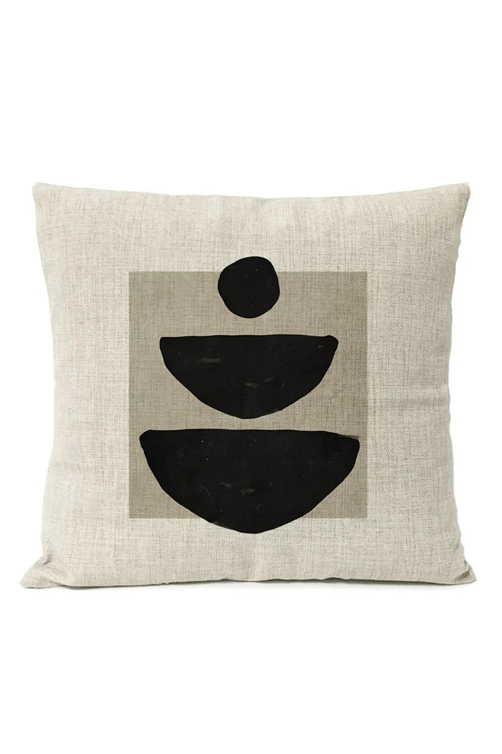 Black Geometric Pillowcase | Bowlift