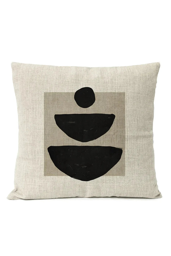 Black Geometric Pillowcase | Bowlift