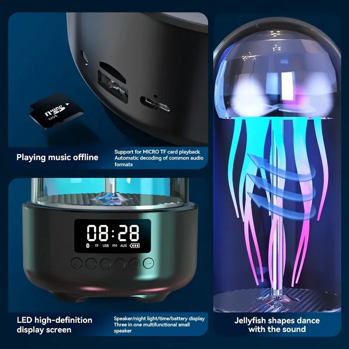 BowLift | Jellyfish Portable Powerful Colorful Speaker Night Lamp