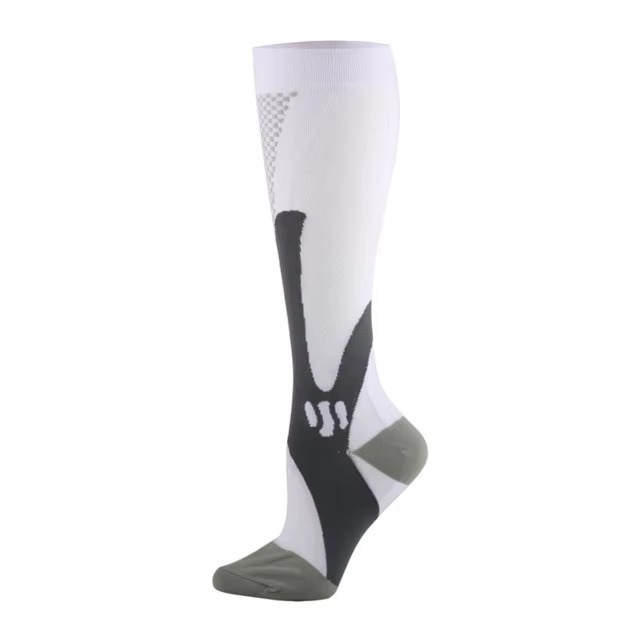 BowLift | Men's Mid Calf Medical Nursing Socks, Breathable Nylon Compression Support