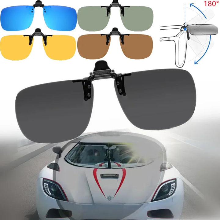 Polarized Clip-On Sunglasses Vintage | Bowlift