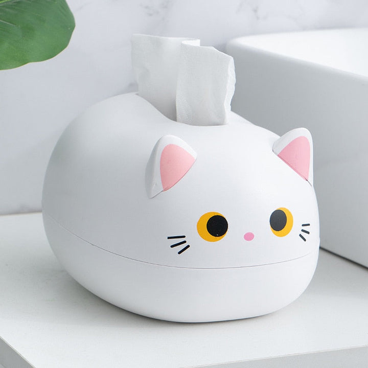 Cat Shaped Desktop Tissue Box | Bowlift