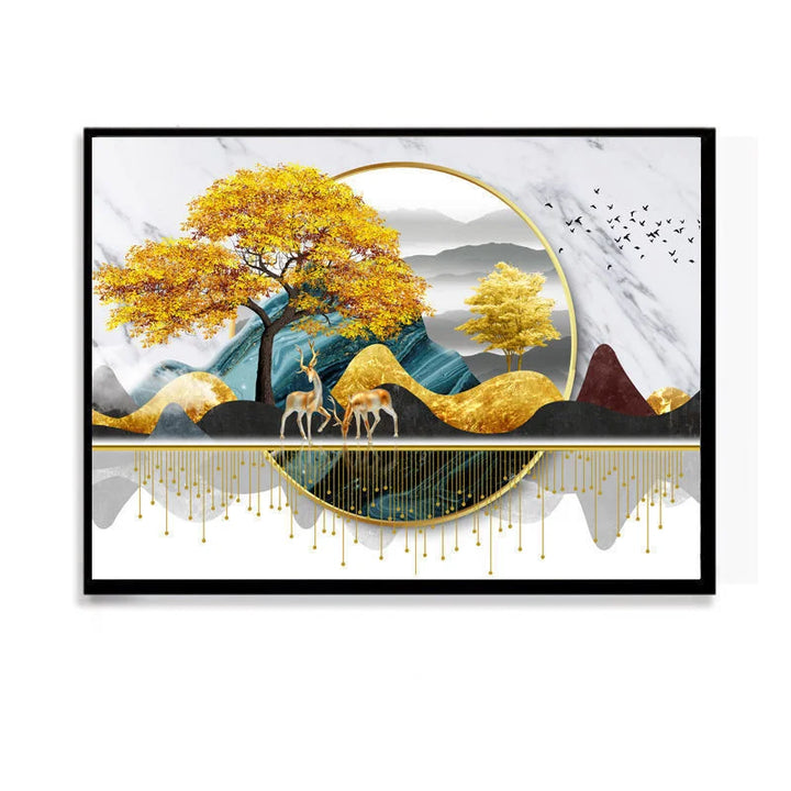 Art View Elegant Canvas Electric Box Cover | Bowlift
