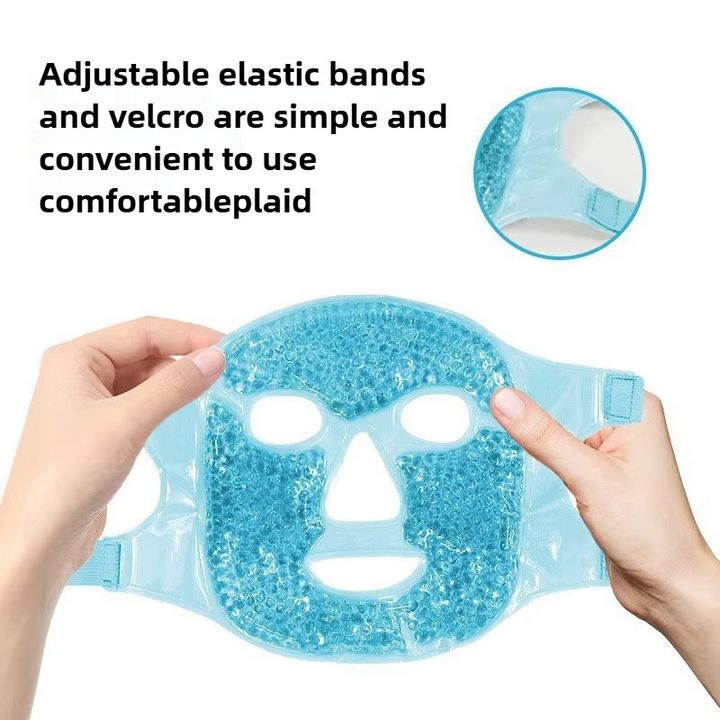 BowLift | Cold and Hot Therapy Full Face Gel Bead Mask with Eye Compress