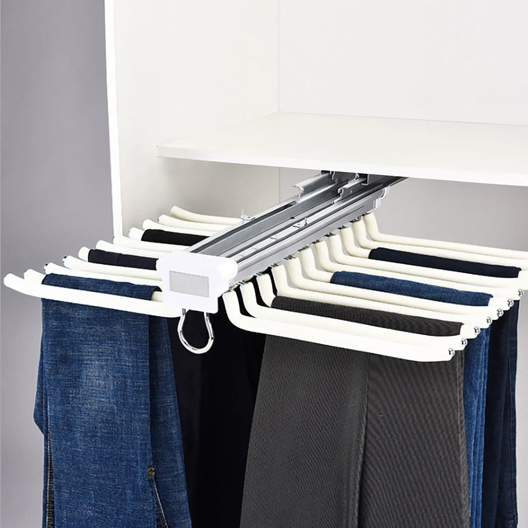 Smart Slide-Out Rail Cloth Organizer | Bowlift