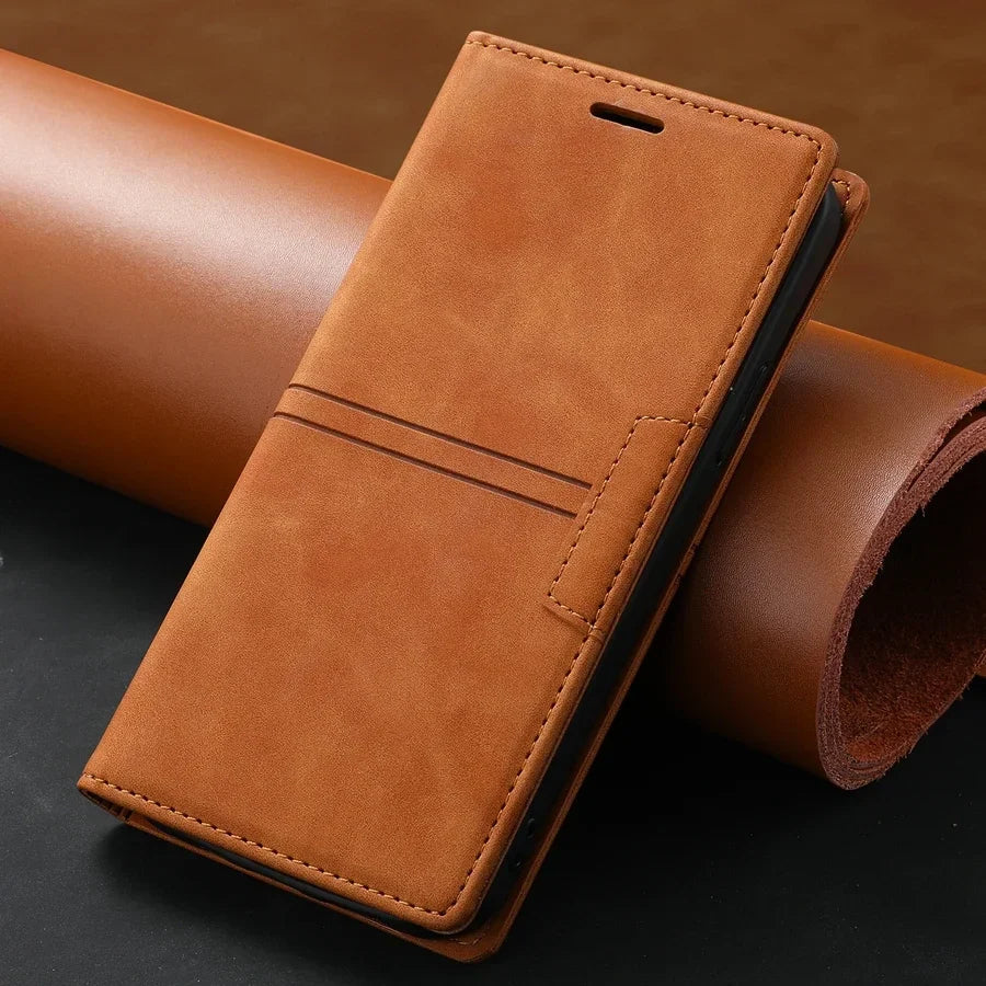 BowLift | Leather Wallet Cover Flip Case - Google Pixel