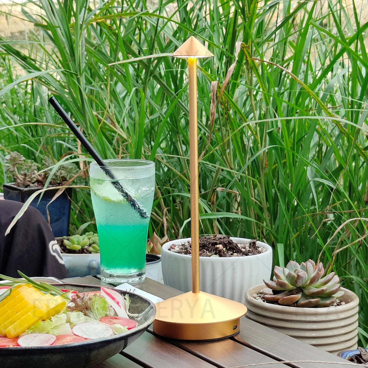 BowLift | Rechargeable Table Lamp Creative Dining Room Touch Led Pina pro Table Lamp Hotel Bar Coffee Desk Lamp Decorative Desk Lamp