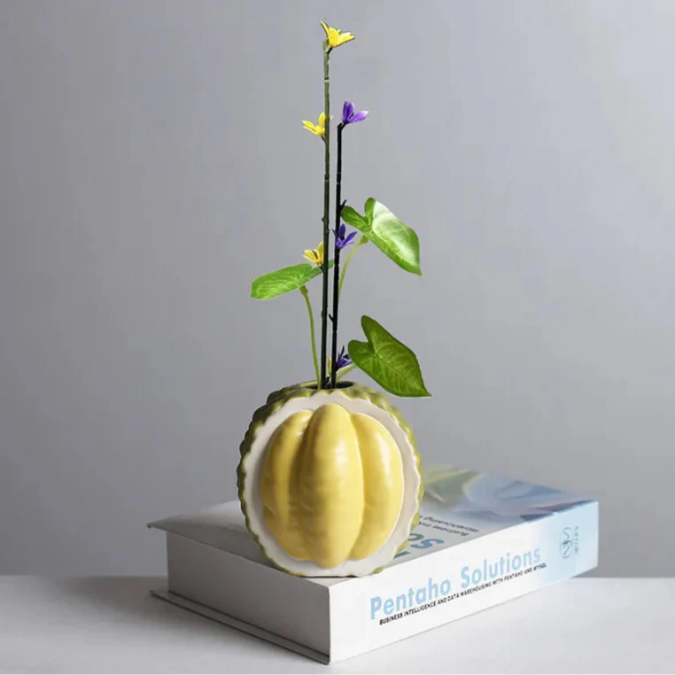 Durian-Shaped Ceramic Vase | Bowlift
