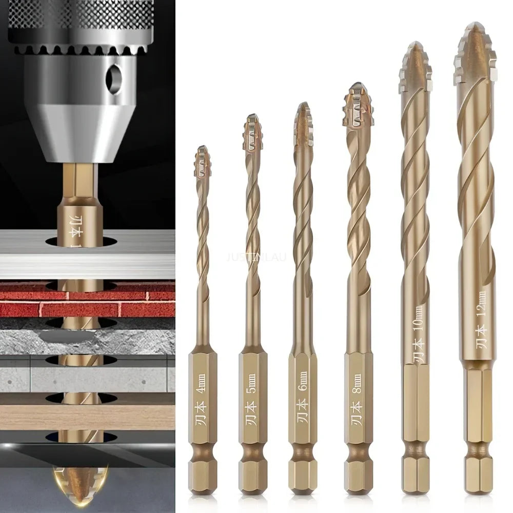 BowLift | Titanium Steel Cross Drill Bit