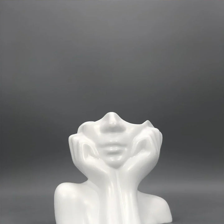 Cheerful Lucky Flower Pot Sculpture | Bowlift