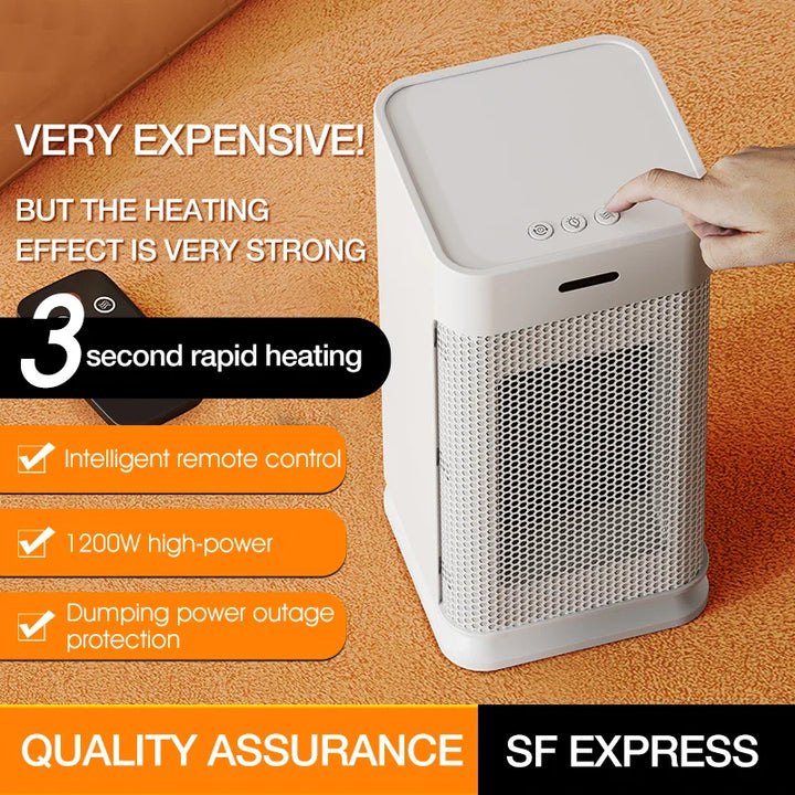 BowLift | Wearable Ceramic Electric Heater with PTC and Night Light