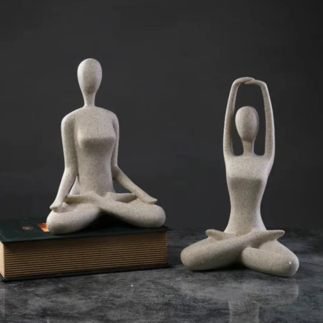 ZenJoy Woman in Yoga Figure – Modern Interior Decoration made of Resin | Bowlift