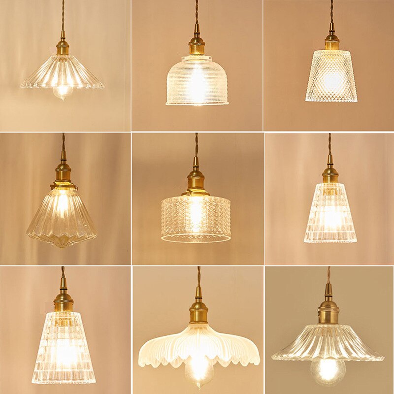 BowLift | Nordic Brilliance Transparent Glass Pendant Lamp