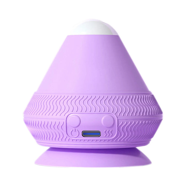 BowLift | Vibrations Massage Ball FlexiVibe | USB Rechargeable | Heat & Vibration Therapy | Silicone | Portable & Self-Adhesive