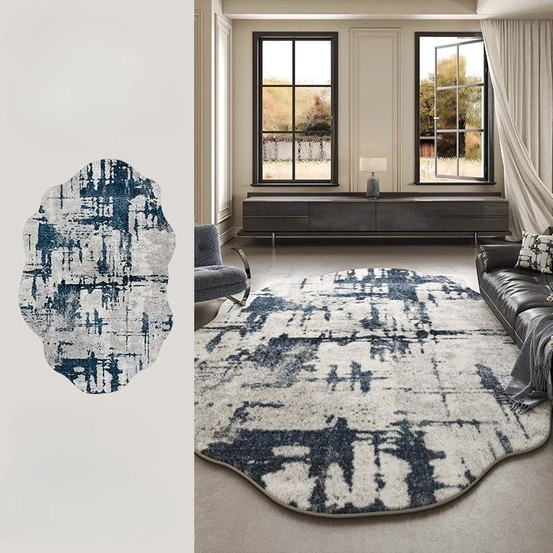 BowLift | Irregular Plush Rug Light Luxury Washable for Bedroom and Living Room