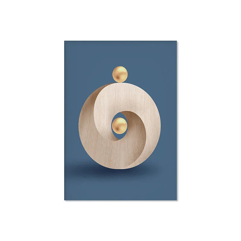 Modern Aesthetics Abstract Geometry Wall Art Fine Art Canvas Prints Posters Pictures For Modern Apartment Living Room Light Luxury Home Decor | Bowlift